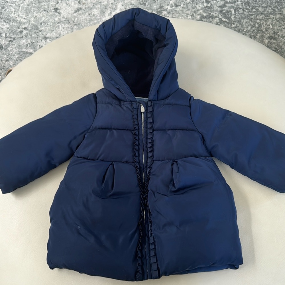 Fleece lined jacadi puffer jacket